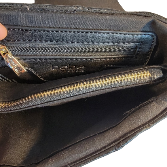 Bebe Los Angeles Vivian Small Shoulder Clutch Leather Bag Purse - Picture 7 of 11